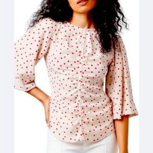 Smythe flute sleeve blouse
